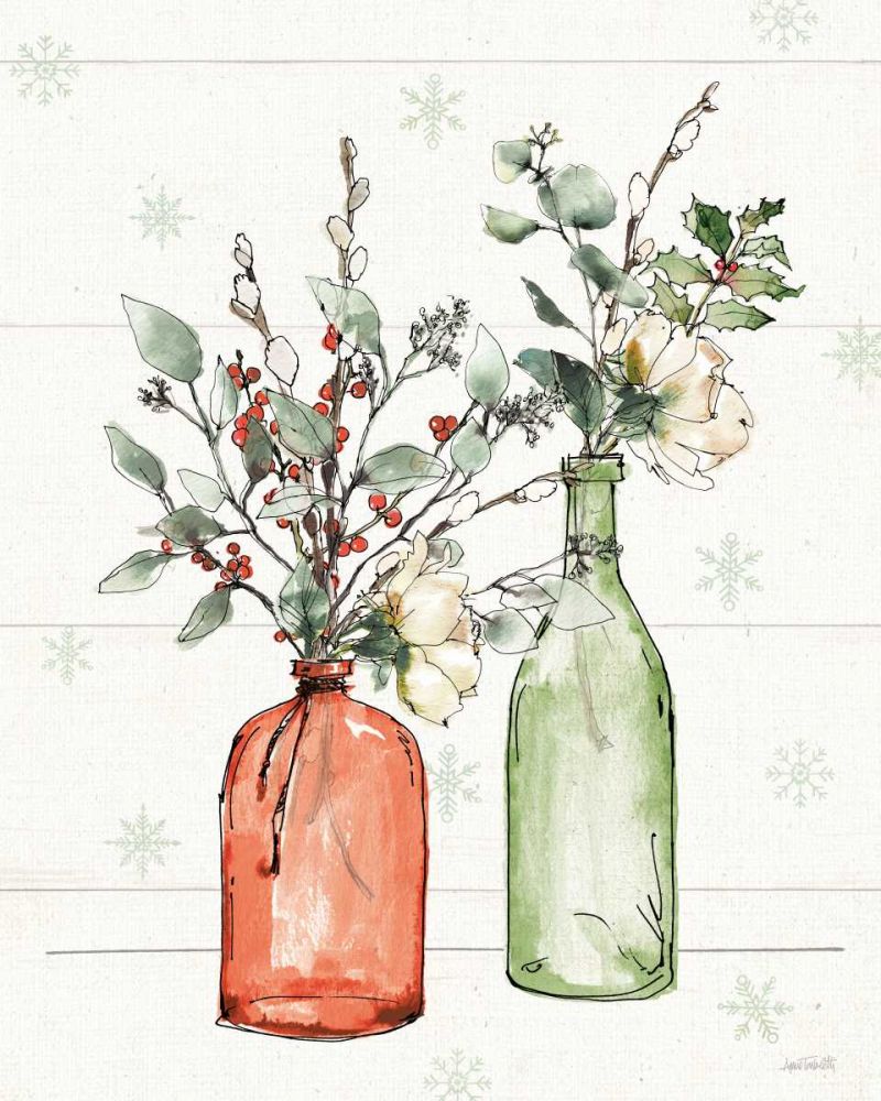 Modern Farmhouse II Christmas art print by Anne Tavoletti for $57.95 CAD