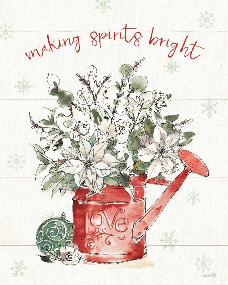 Modern Farmhouse IV Christmas art print by Anne Tavoletti for $57.95 CAD