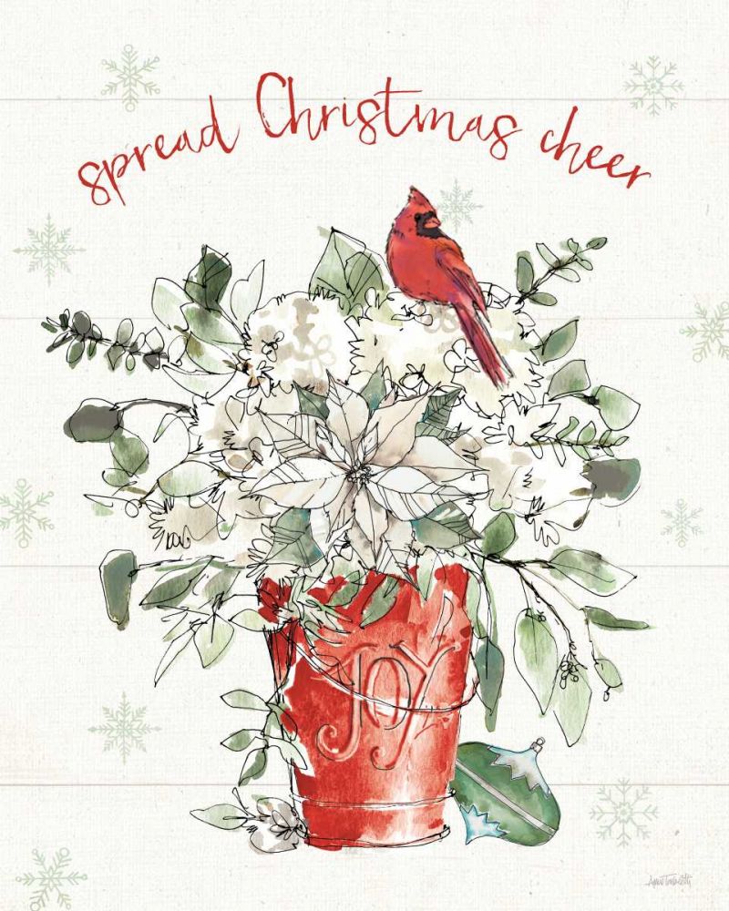 Modern Farmhouse V Christmas art print by Anne Tavoletti for $57.95 CAD
