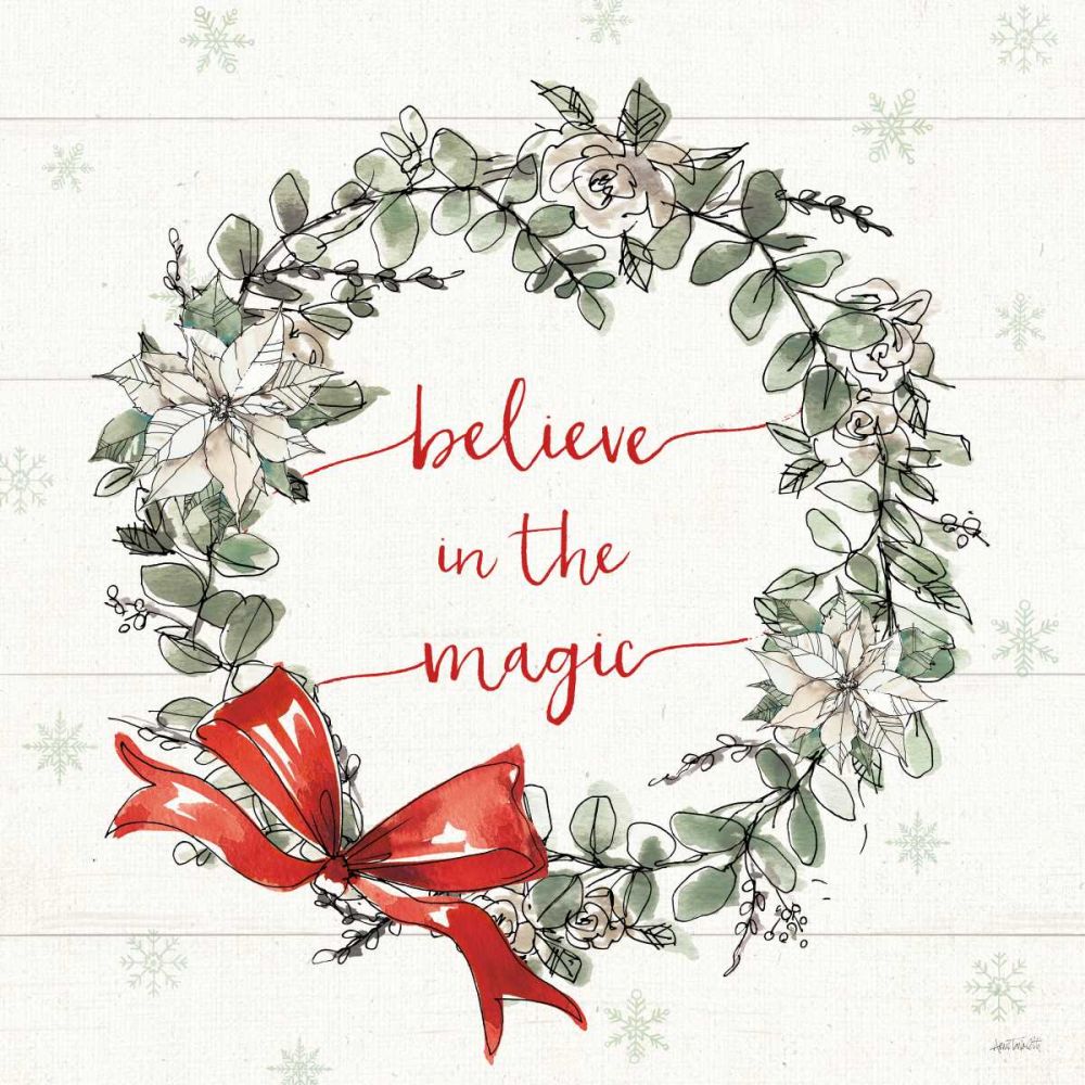 Modern Farmhouse VI Christmas art print by Anne Tavoletti for $57.95 CAD
