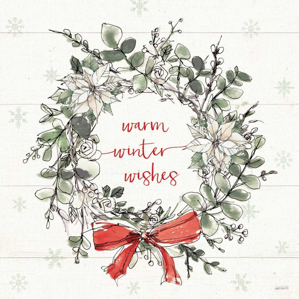 Modern Farmhouse VII Christmas art print by Anne Tavoletti for $57.95 CAD