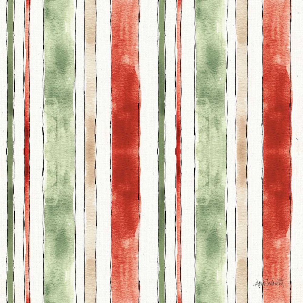 Modern Farmhouse Pattern V Christmas art print by Anne Tavoletti for $57.95 CAD