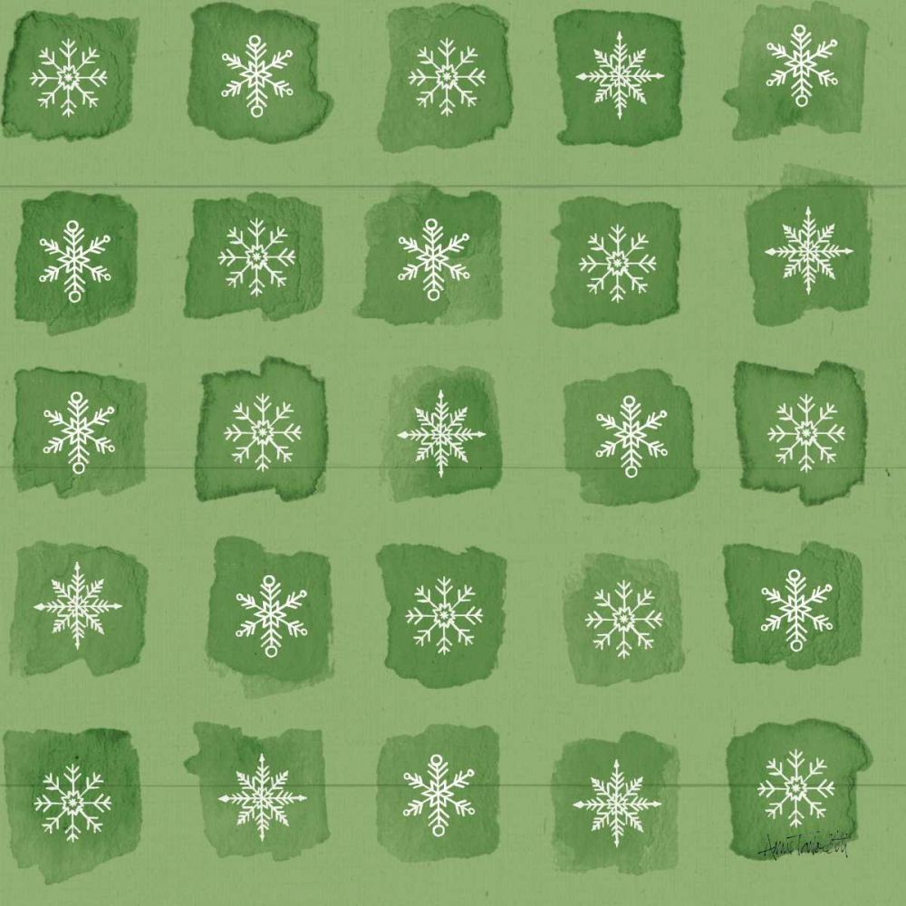 Modern Farmhouse Pattern VIIID Christmas art print by Anne Tavoletti for $57.95 CAD