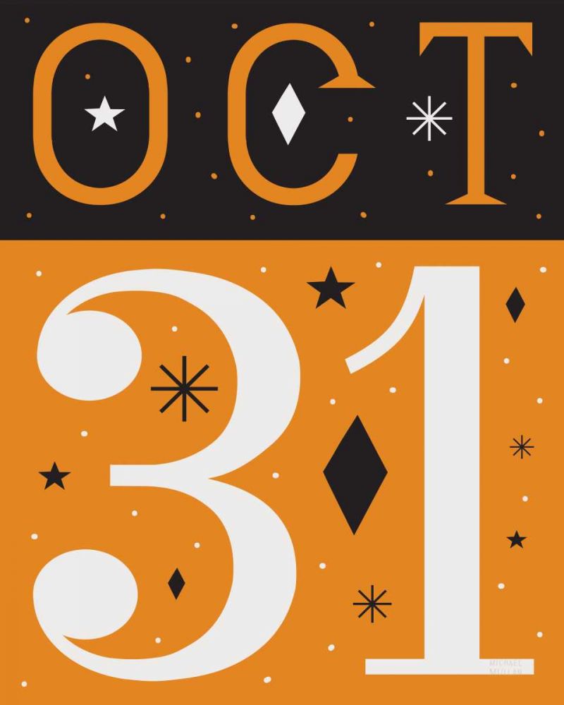 Festive Fright October 31 I art print by Michael Mullan for $57.95 CAD