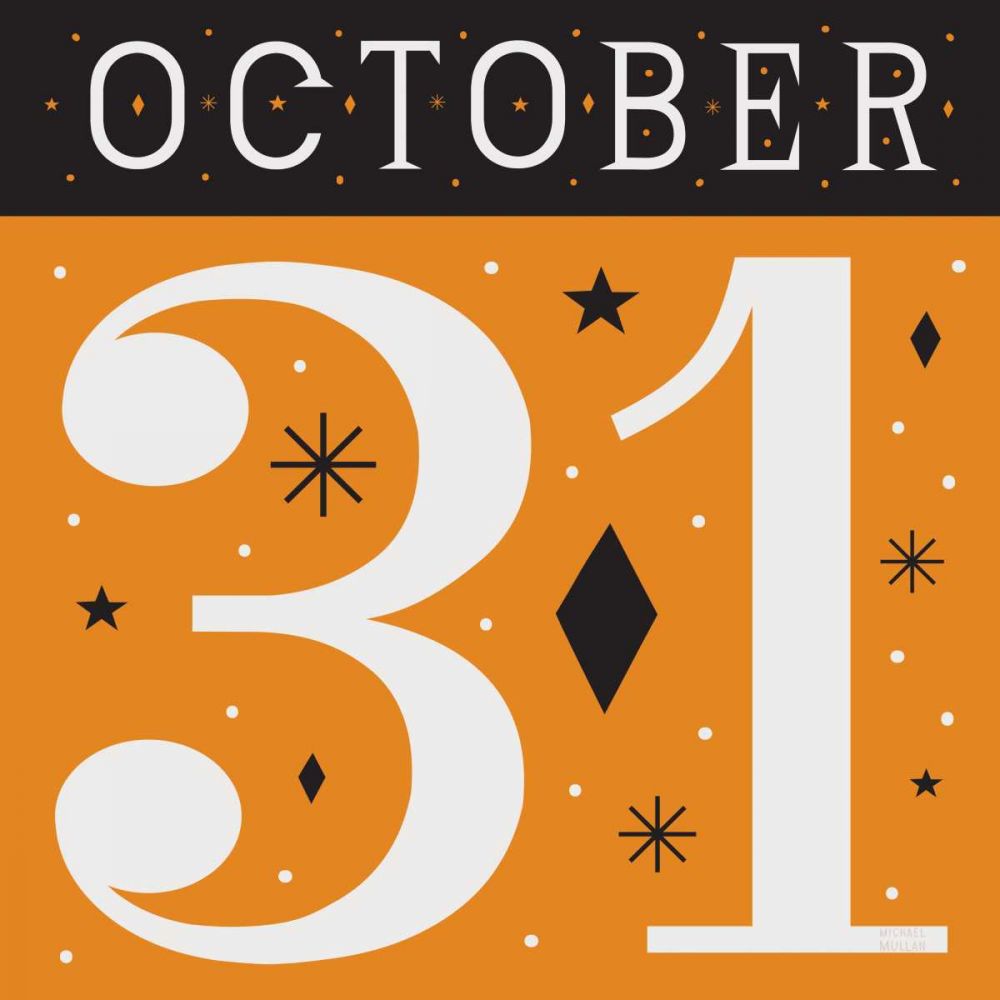 Festive Fright October 31 II art print by Michael Mullan for $57.95 CAD