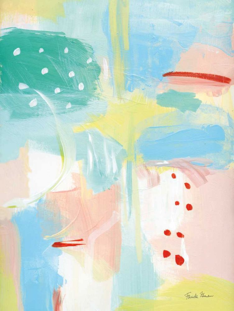 Fresh Face Abstract I art print by Farida Zaman for $57.95 CAD