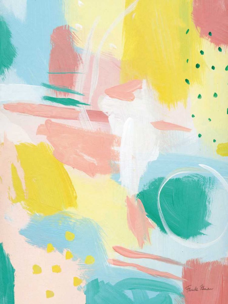 Fresh Face Abstract II art print by Farida Zaman for $57.95 CAD