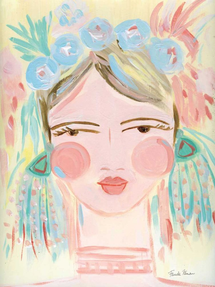Fresh Face I art print by Farida Zaman for $57.95 CAD