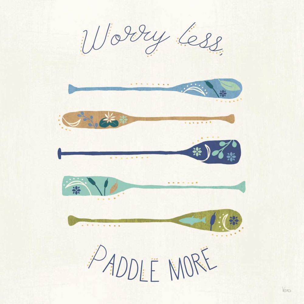 Otomi Lake VII Paddles art print by Veronique Charron for $57.95 CAD