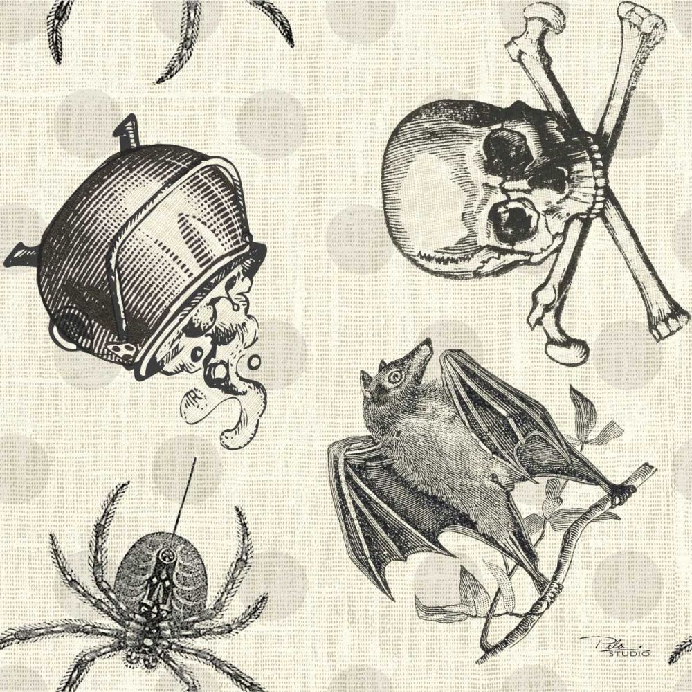 Be Scary Pattern IA art print by Pela Studio for $57.95 CAD