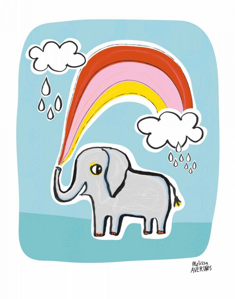 Wild About You Elephant art print by Melissa Averinos for $57.95 CAD