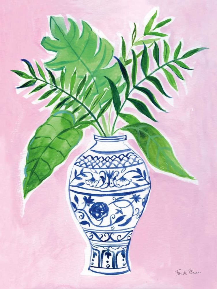 Elegant Chinoiserie I art print by Farida Zaman for $57.95 CAD