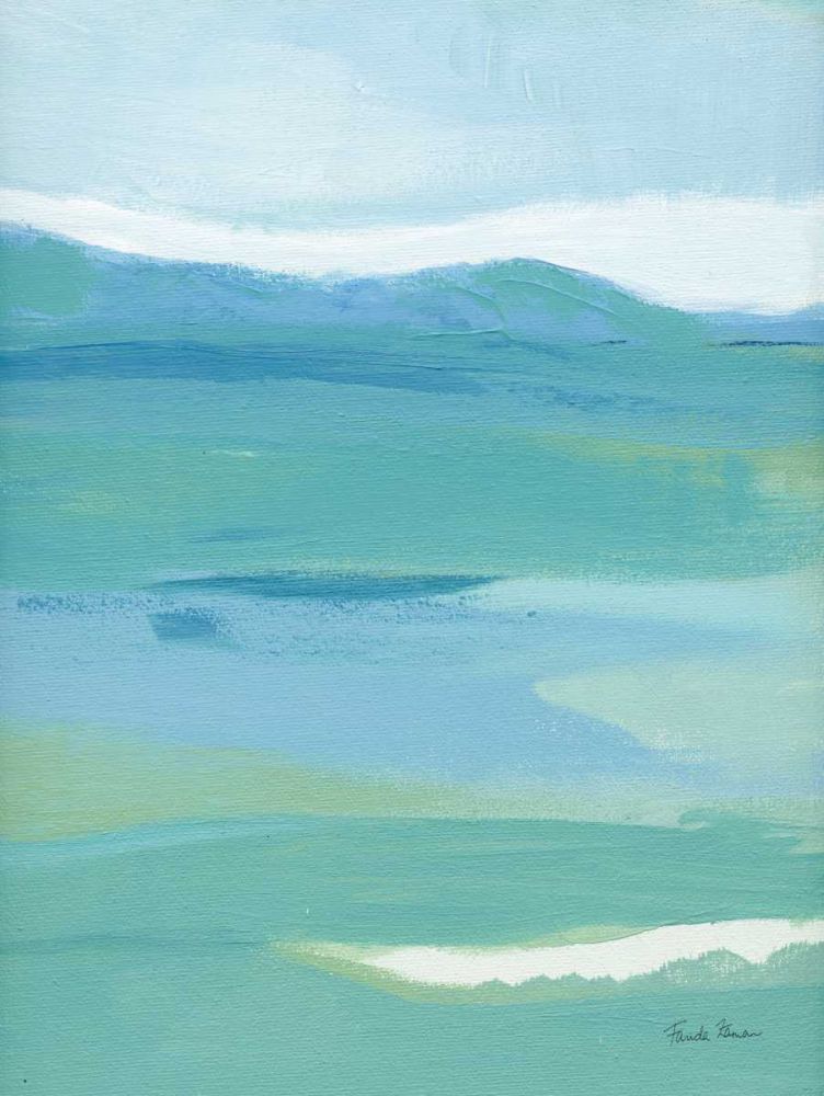 Coastal Bliss II art print by Farida Zaman for $57.95 CAD