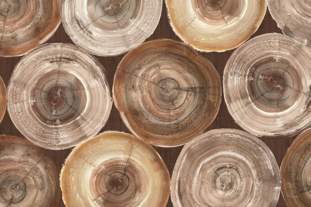 Rings of Life I Brown art print by Albena Hristova for $57.95 CAD