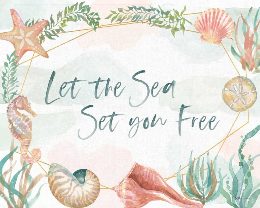Watercolor Coast I v2 art print by Beth Grove for $57.95 CAD
