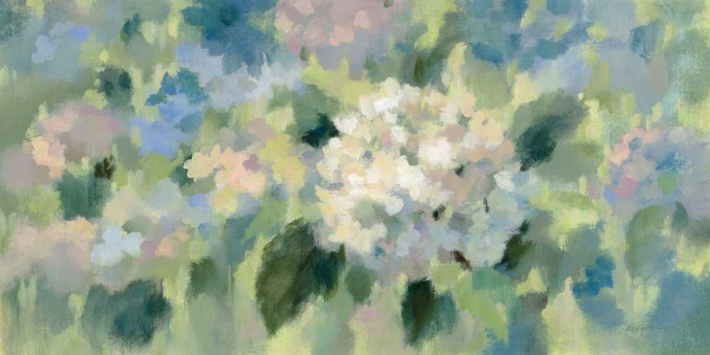 Hydrangea Mosaic art print by Silvia Vassileva for $57.95 CAD