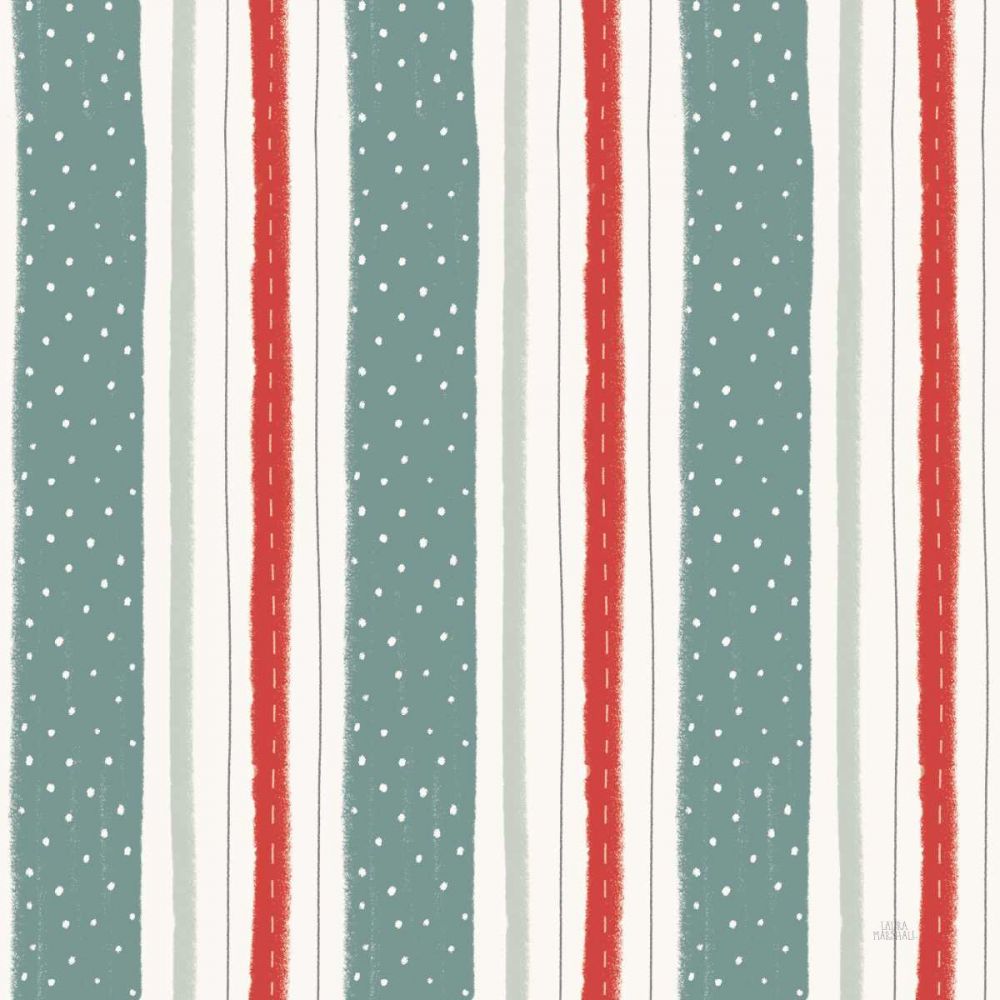 Christmas Village Pattern IIA art print by Laura Marshall for $57.95 CAD