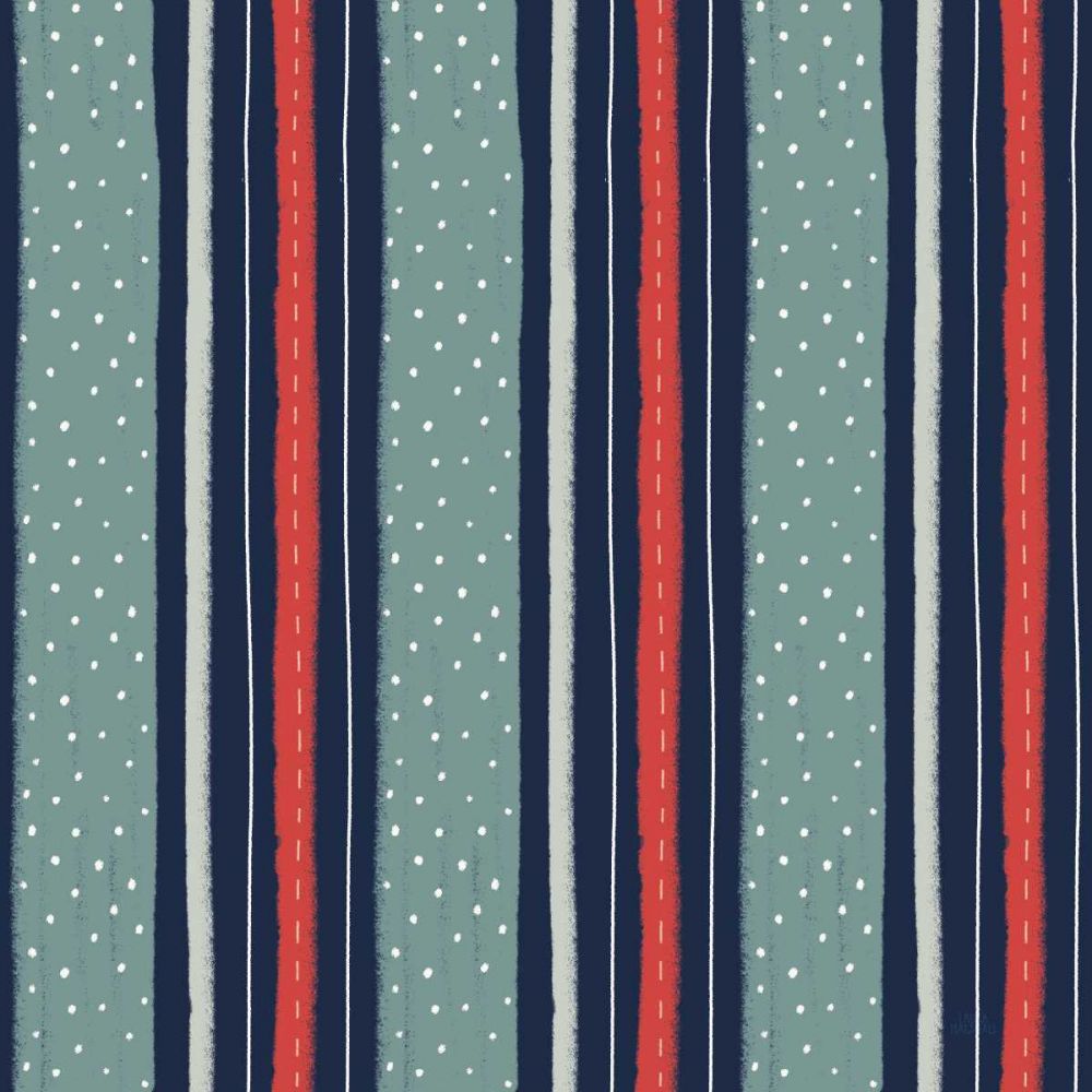Christmas Village Pattern IIB art print by Laura Marshall for $57.95 CAD