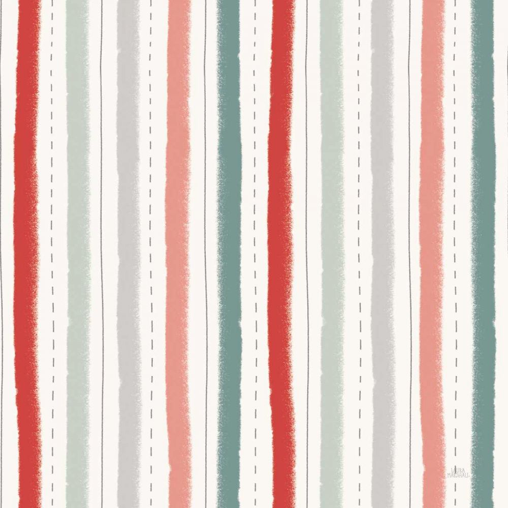 Christmas Village Pattern VII art print by Laura Marshall for $57.95 CAD