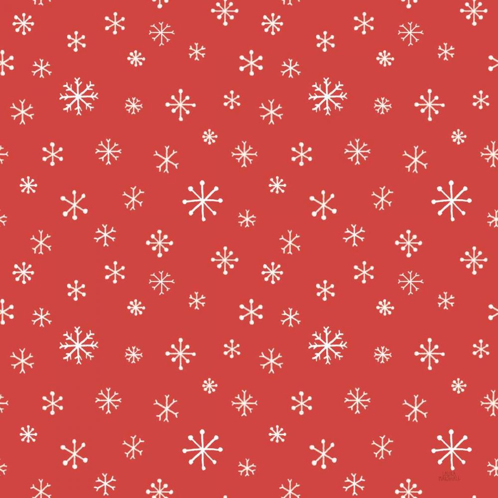 Christmas Village Pattern IXB art print by Laura Marshall for $57.95 CAD