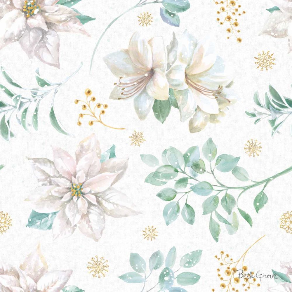Winter Coast Pattern IA art print by Beth Grove for $57.95 CAD