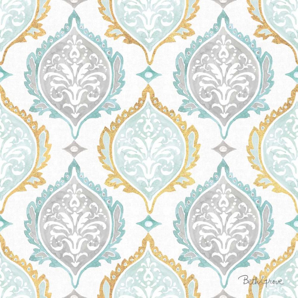 Winter Coast Pattern IIIA art print by Beth Grove for $57.95 CAD