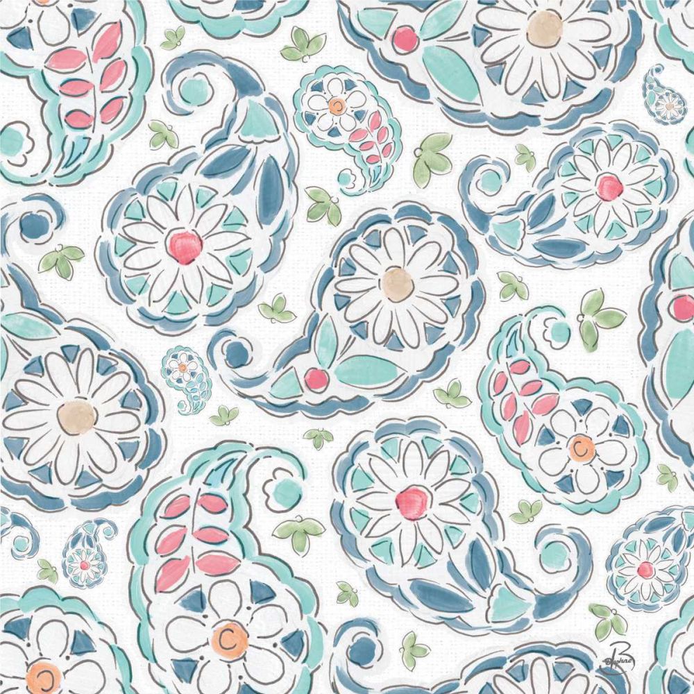 Springtime Pattern IIA art print by Daphne Brissonnet for $57.95 CAD