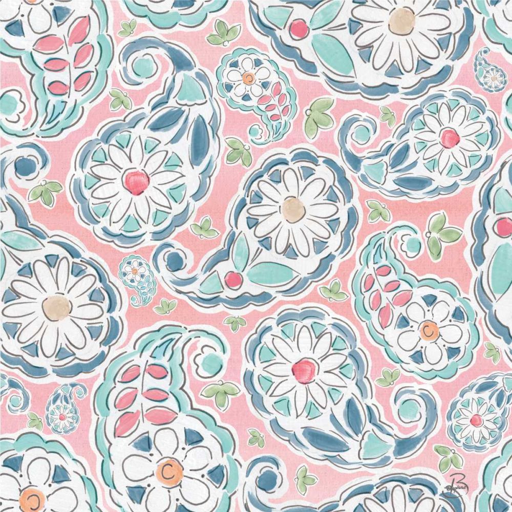 Springtime Pattern IIC art print by Daphne Brissonnet for $57.95 CAD