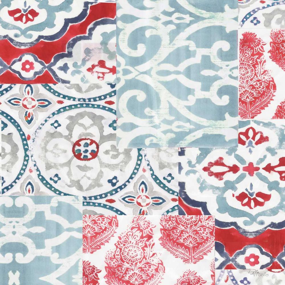 Bazaar Patchwork II art print by Pela Studio for $57.95 CAD