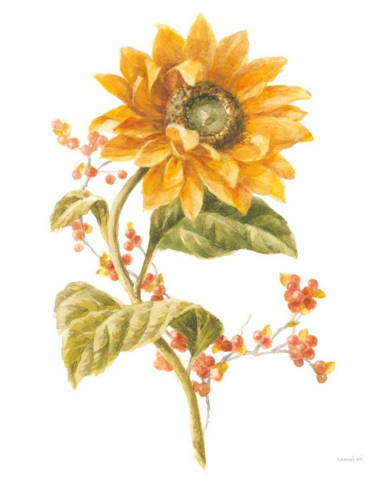Floursack Autumn I on White art print by Danhui Nai for $57.95 CAD