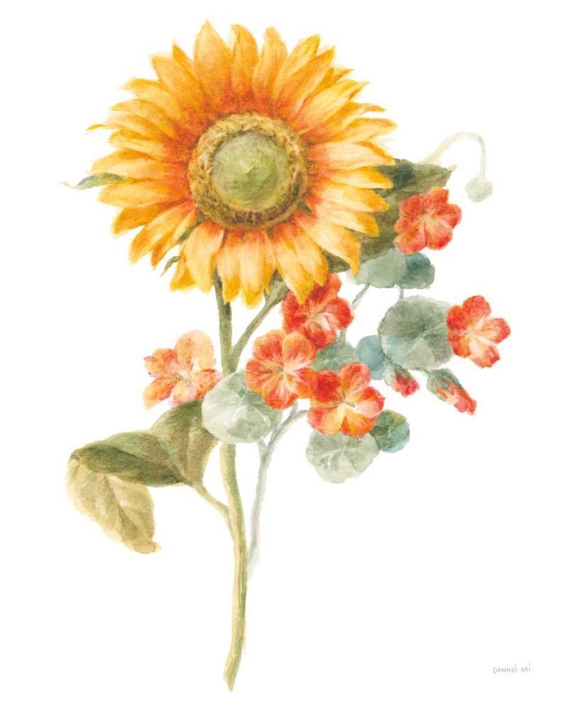 Floursack Autumn IV on White art print by Danhui Nai for $57.95 CAD
