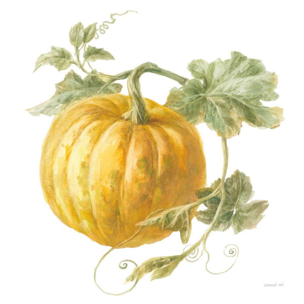 Floursack Autumn V on White art print by Danhui Nai for $57.95 CAD