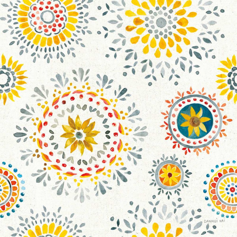 Floursack Autumn Pattern VA art print by Danhui Nai for $57.95 CAD