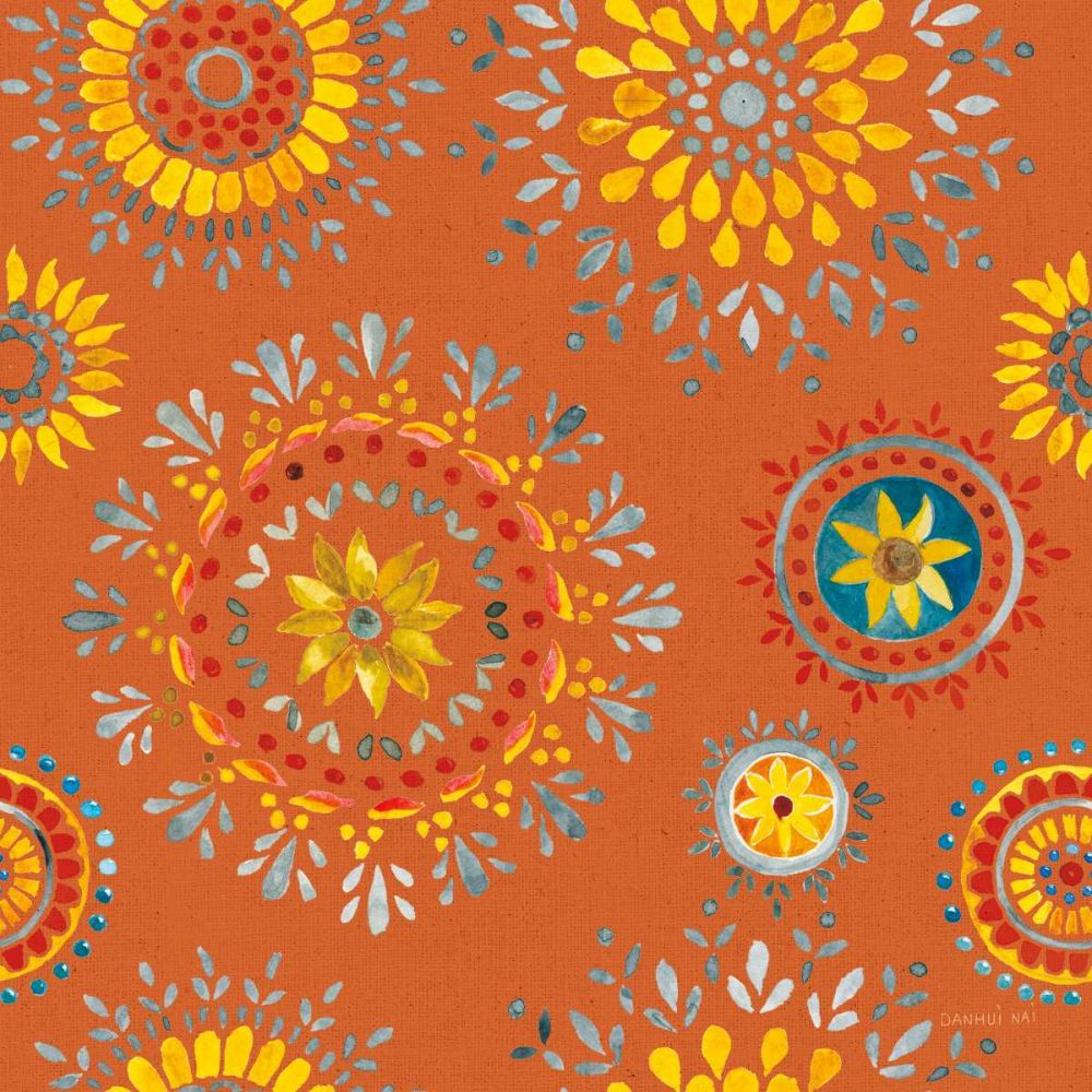 Floursack Autumn Pattern VC art print by Danhui Nai for $57.95 CAD