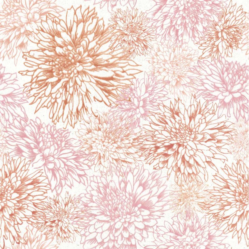 Flowers on White Contemporary Bright Pattern IIIA art print by Wild Apple Portfolio for $57.95 CAD