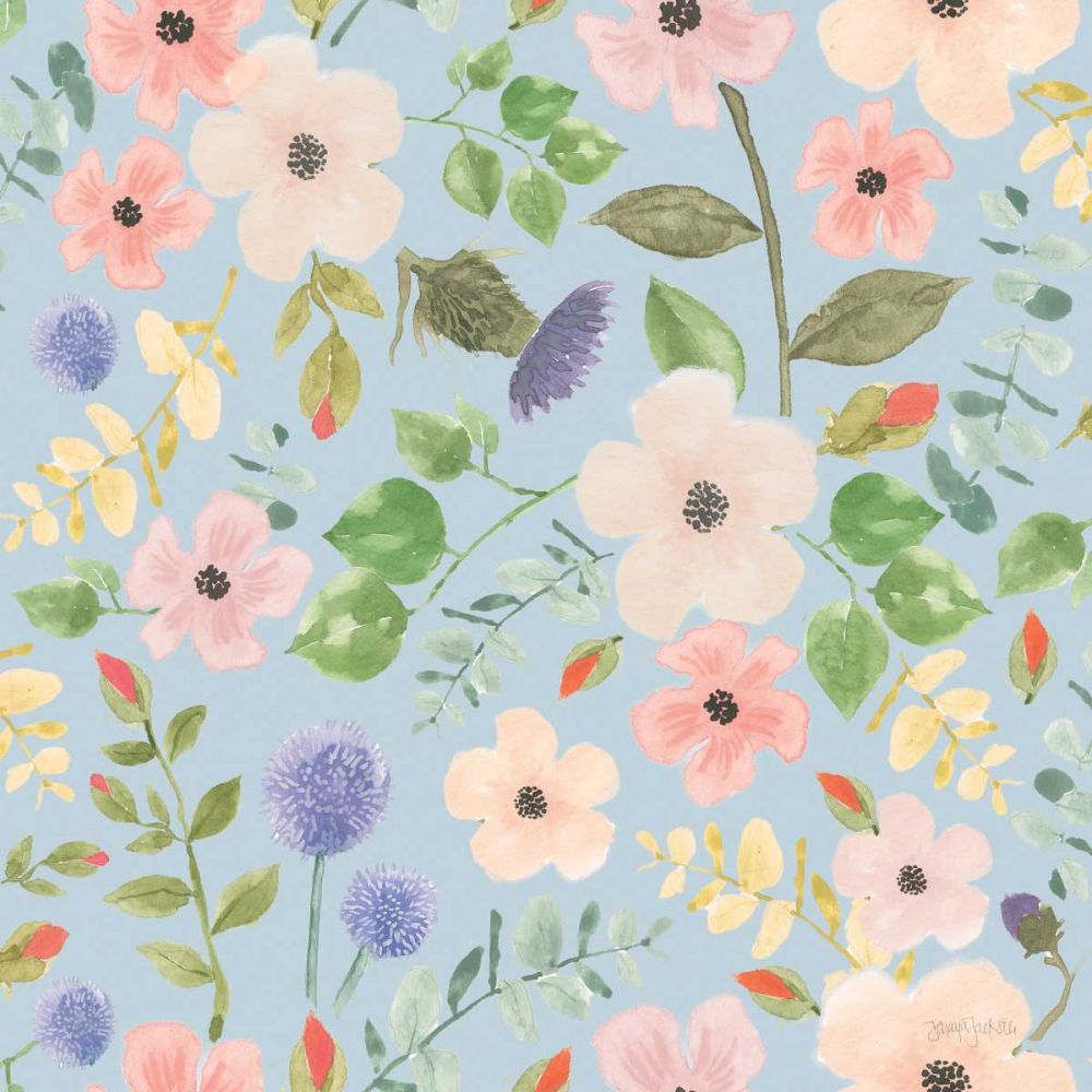 Spring Sentiments Pattern VIIIA art print by Jenaya Jackson for $57.95 CAD