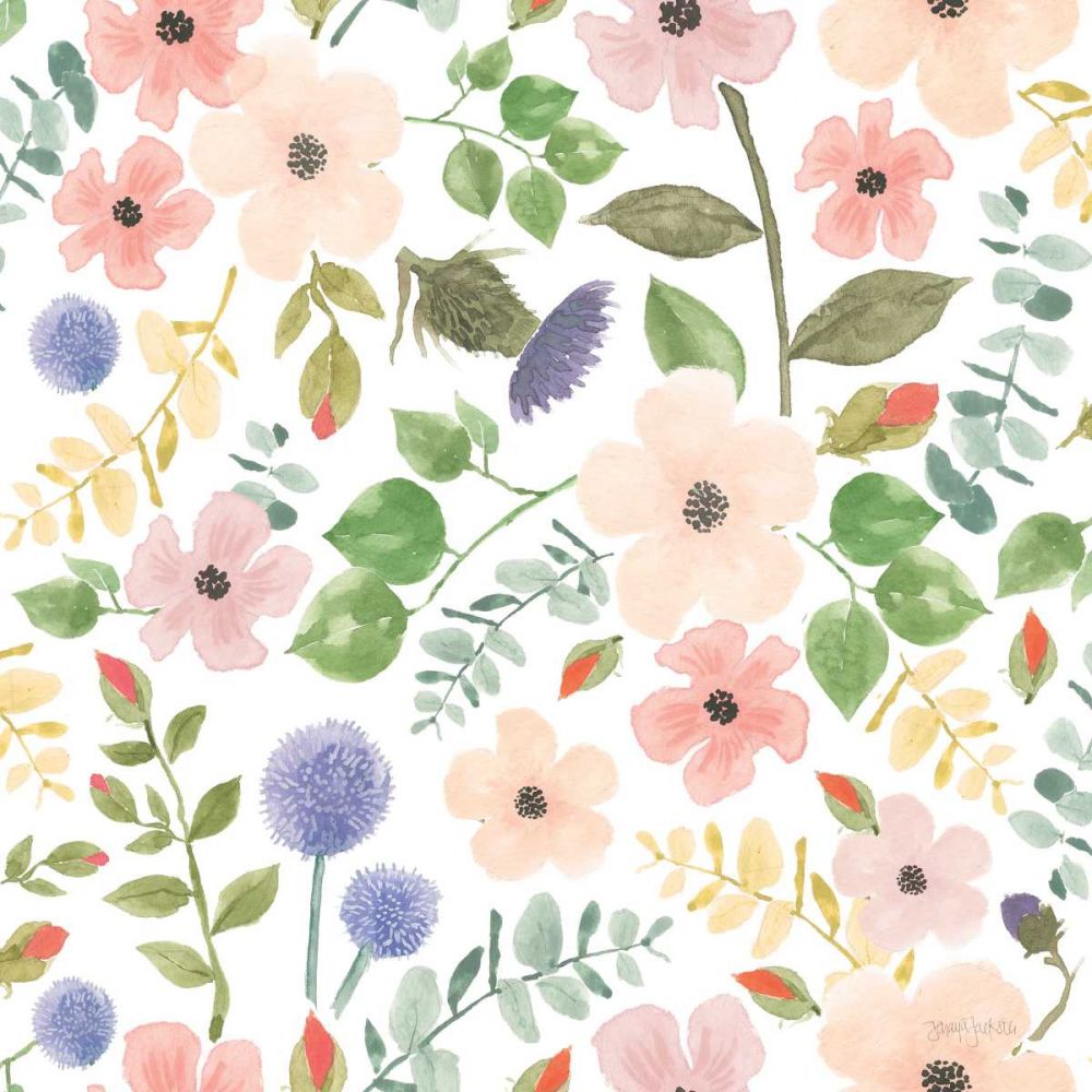 Spring Sentiments Pattern VIIIB art print by Jenaya Jackson for $57.95 CAD