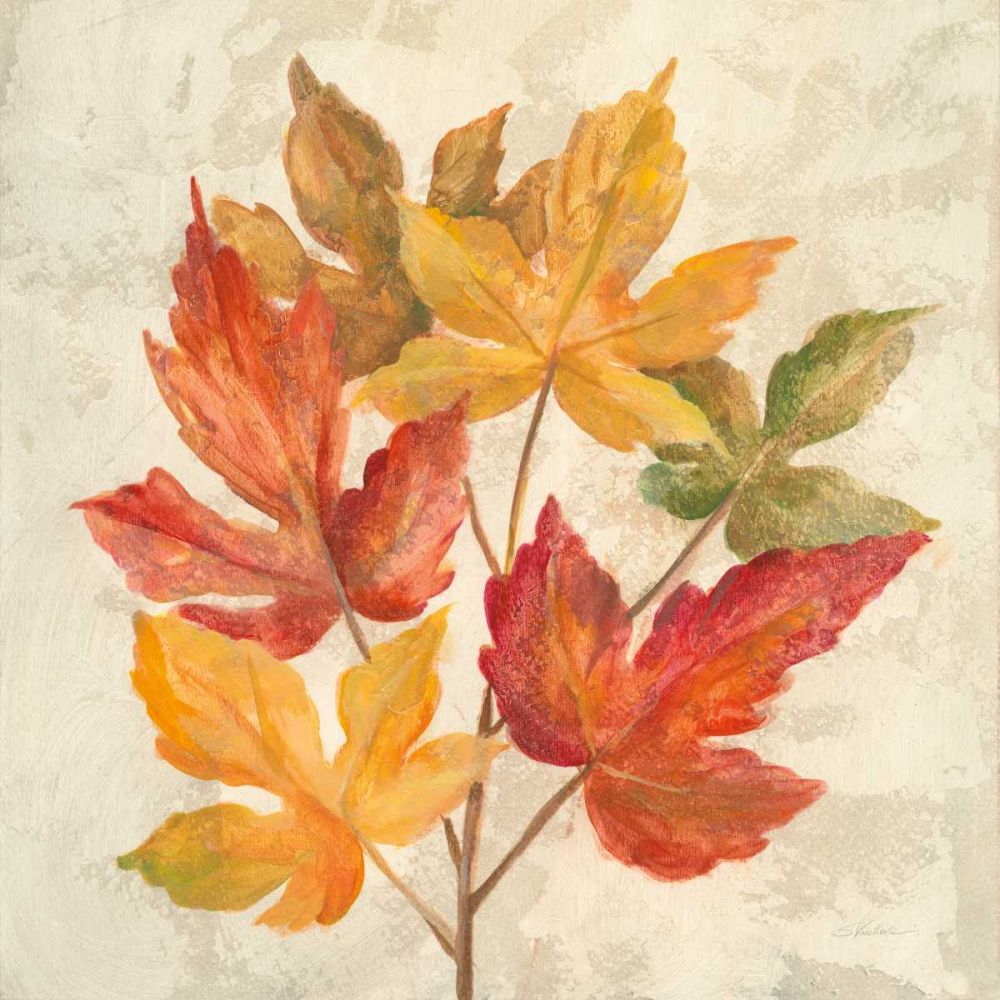 November Leaves IV art print by Silvia Vassileva for $57.95 CAD