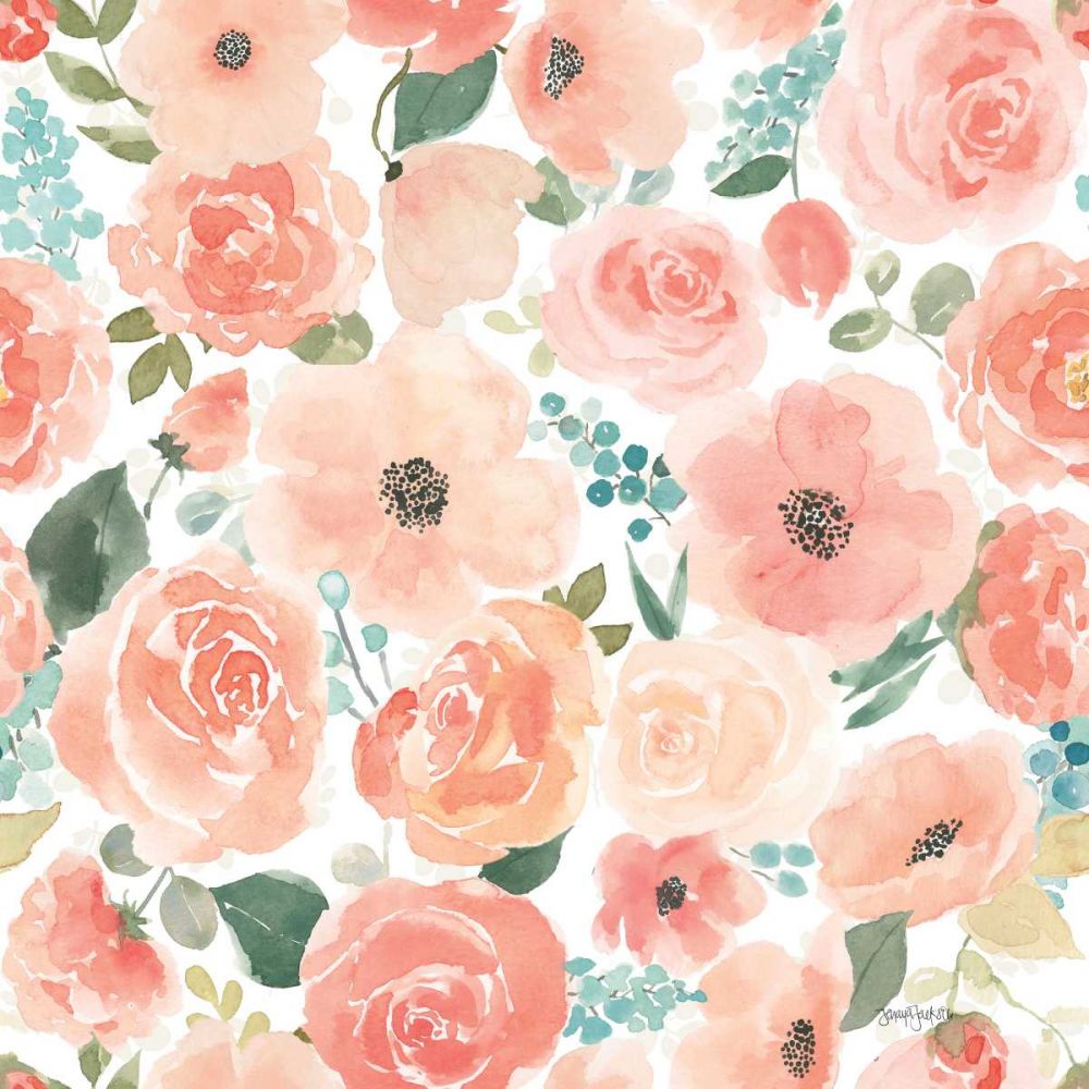 Blooming Delight Pattern VA art print by Jenaya Jackson for $57.95 CAD