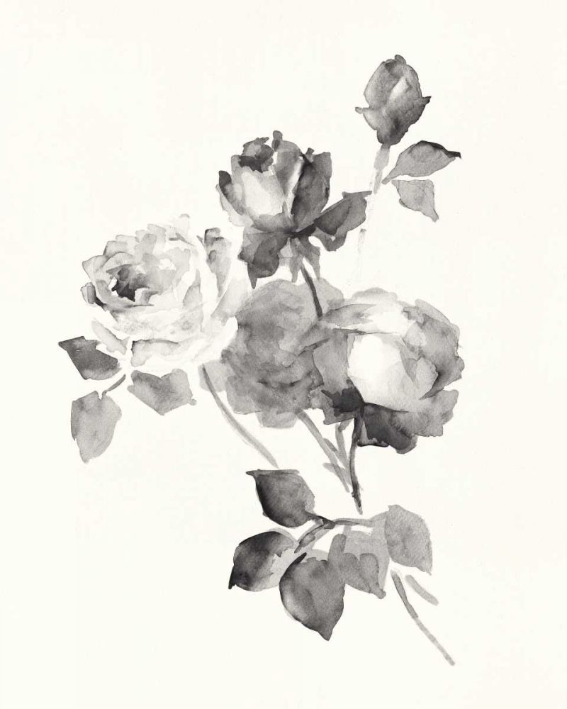 Rose Blossoms Gray art print by Wild Apple Portfolio for $57.95 CAD