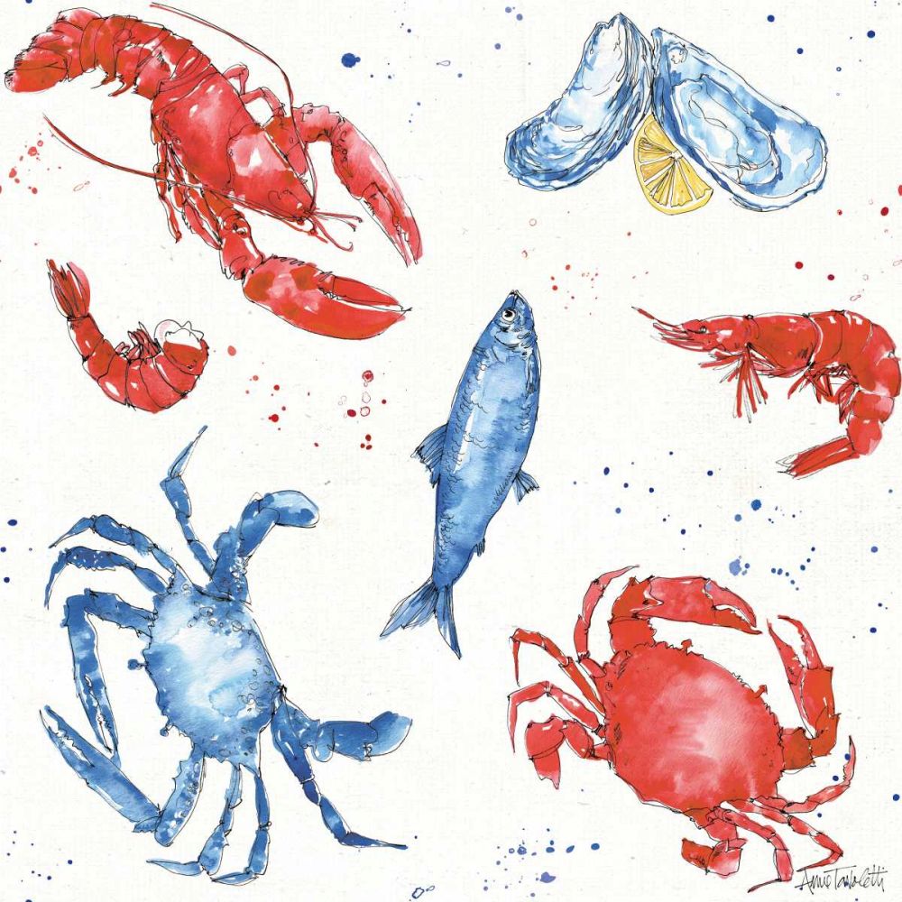 Seafood Shanty Step 08 art print by Anne Tavoletti for $57.95 CAD