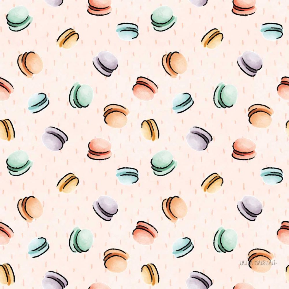 Sweet Paris Pattern II art print by Laura Marshall for $57.95 CAD