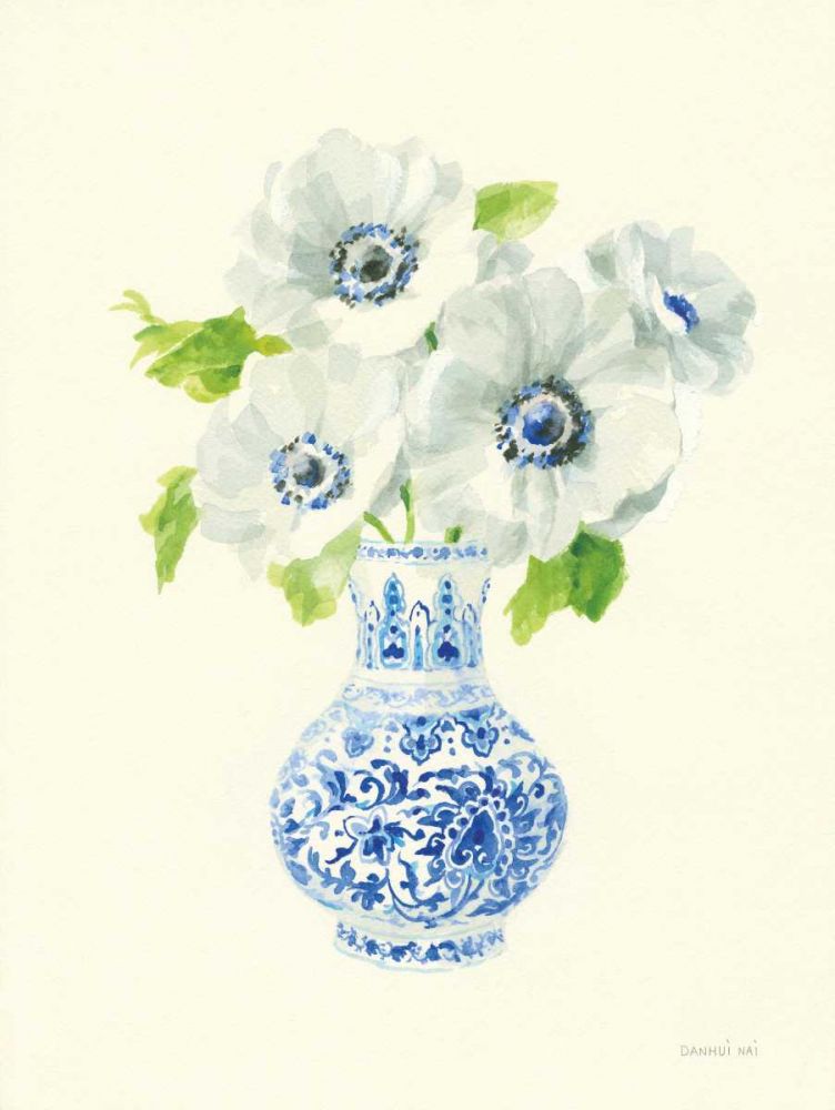 Floral Chinoiserie I art print by Danhui Nai for $57.95 CAD