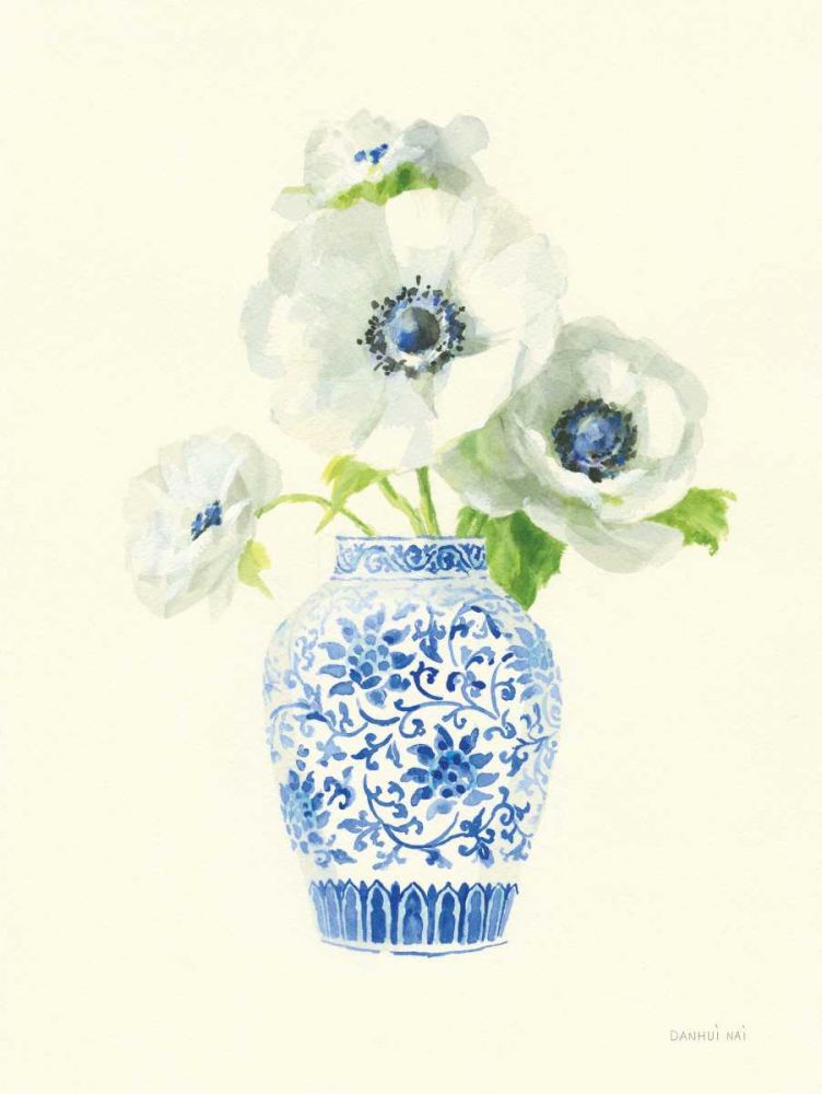 Floral Chinoiserie II art print by Danhui Nai for $57.95 CAD