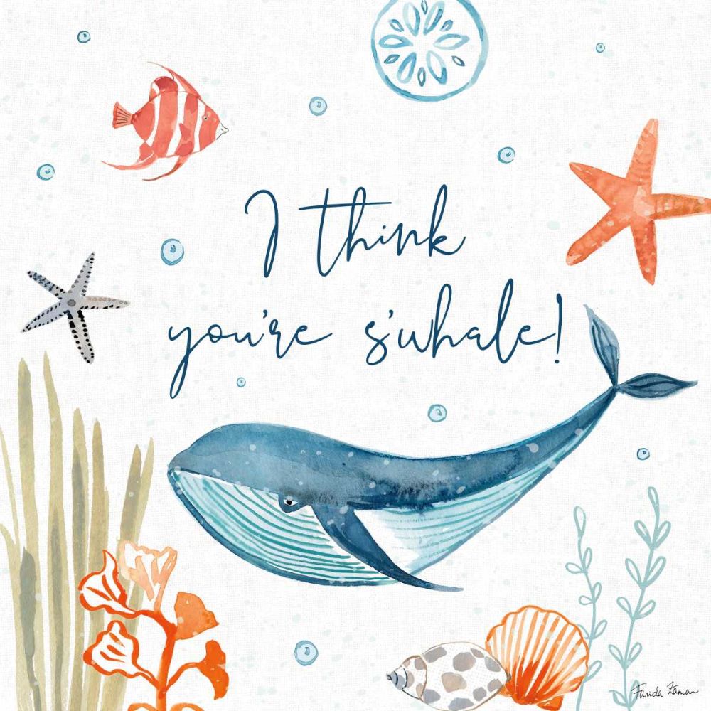Whale Tale V art print by Farida Zaman for $57.95 CAD