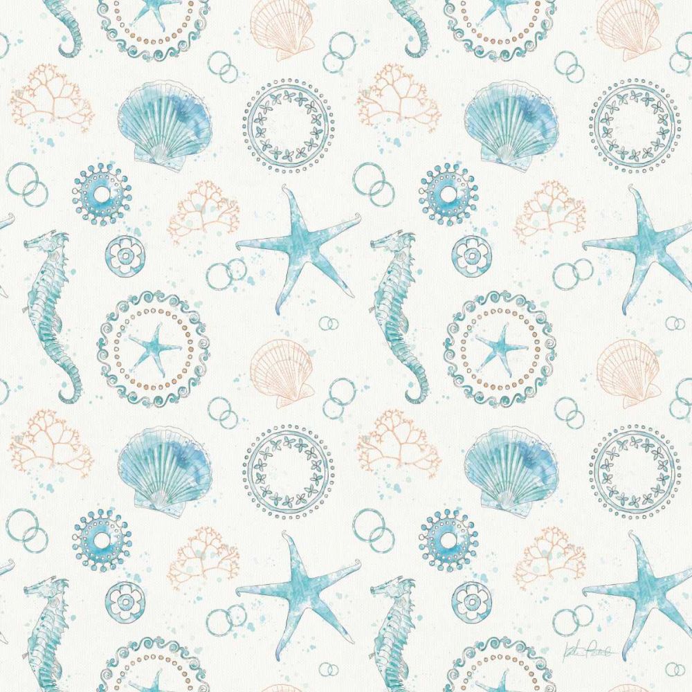Coastal Splash Step 01C art print by Katie Pertiet for $57.95 CAD