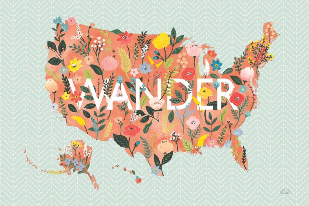 Wild Garden USA art print by Laura Marshall for $57.95 CAD