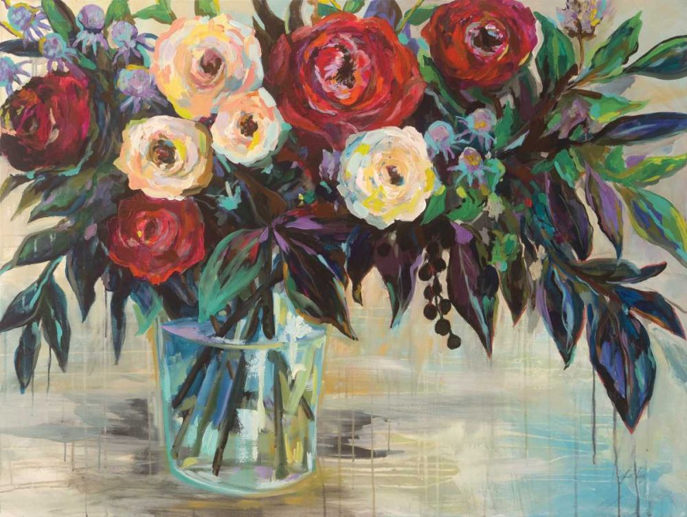 Winter Floral art print by Jeanette Vertentes for $57.95 CAD