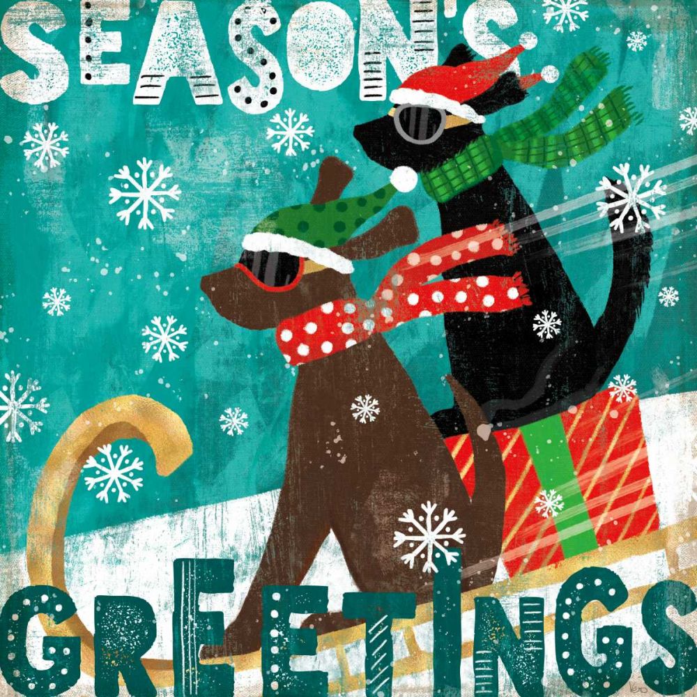 Merry Making IV art print by Veronique Charron for $57.95 CAD