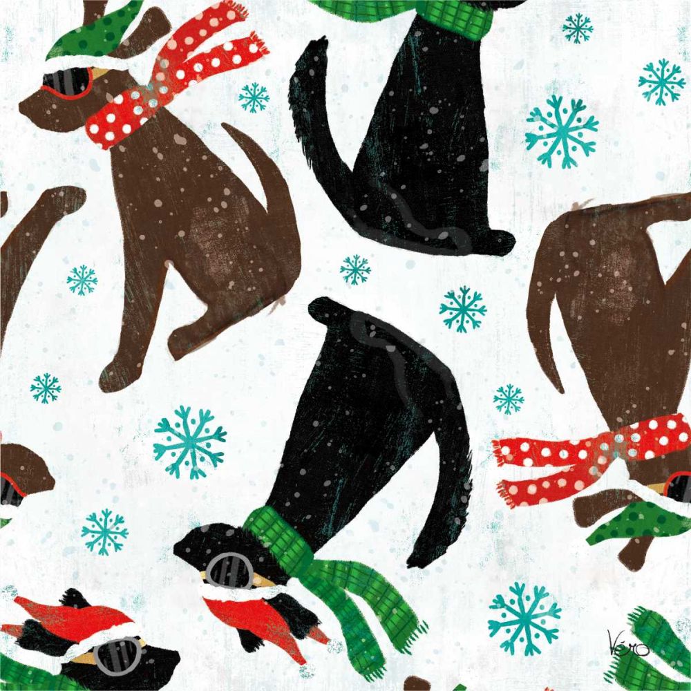 Merry Making Pattern IA art print by Veronique Charron for $57.95 CAD